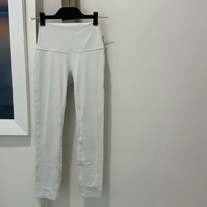 Lululemon white ribbed leggings 25” - 4